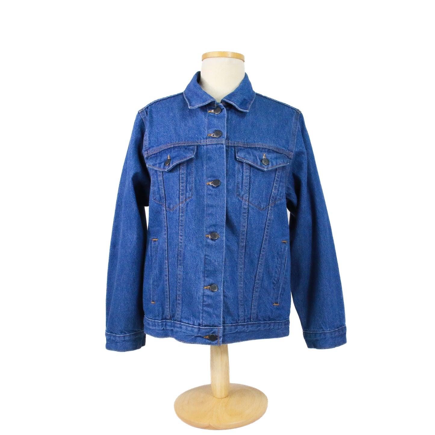 Ladies Embossed Denim Jacket