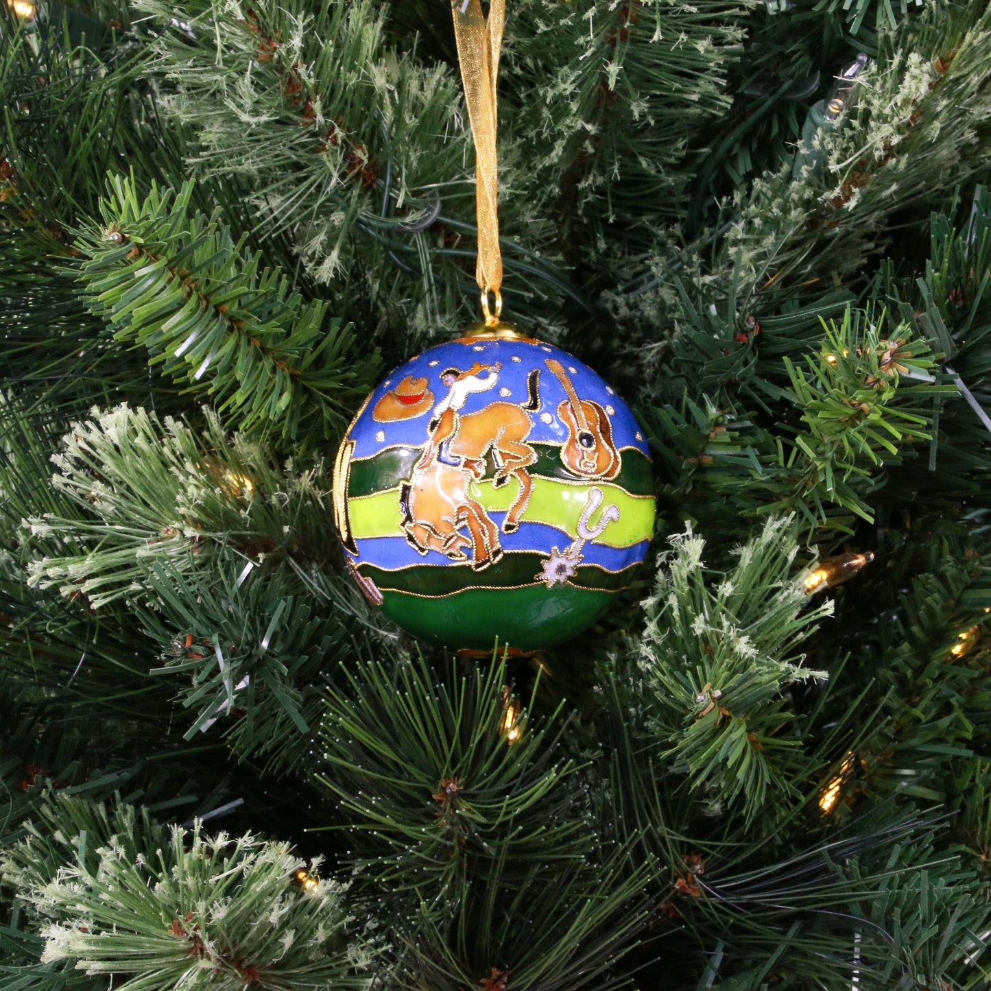 HLSR Houston Cloisonne Ornament