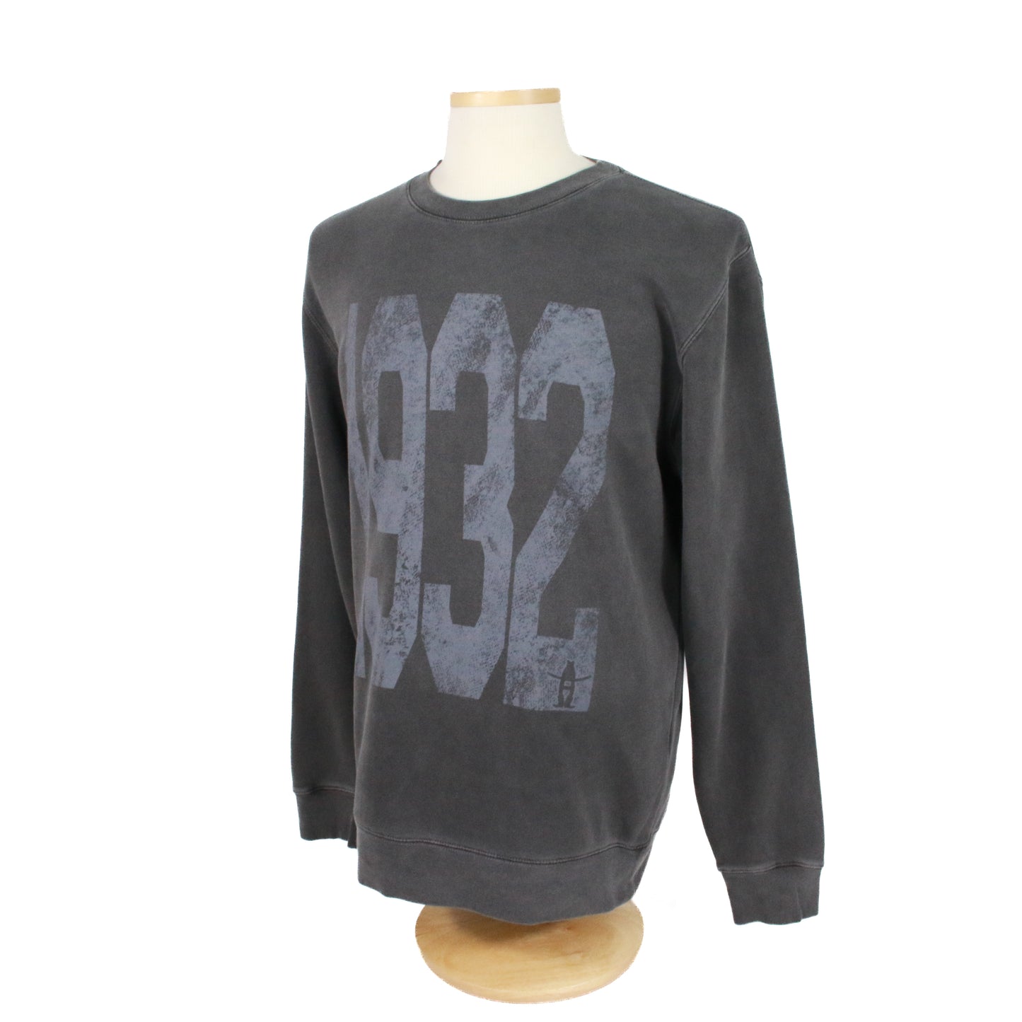 1932 Distressed Crew Sweatshirt - Charcoal