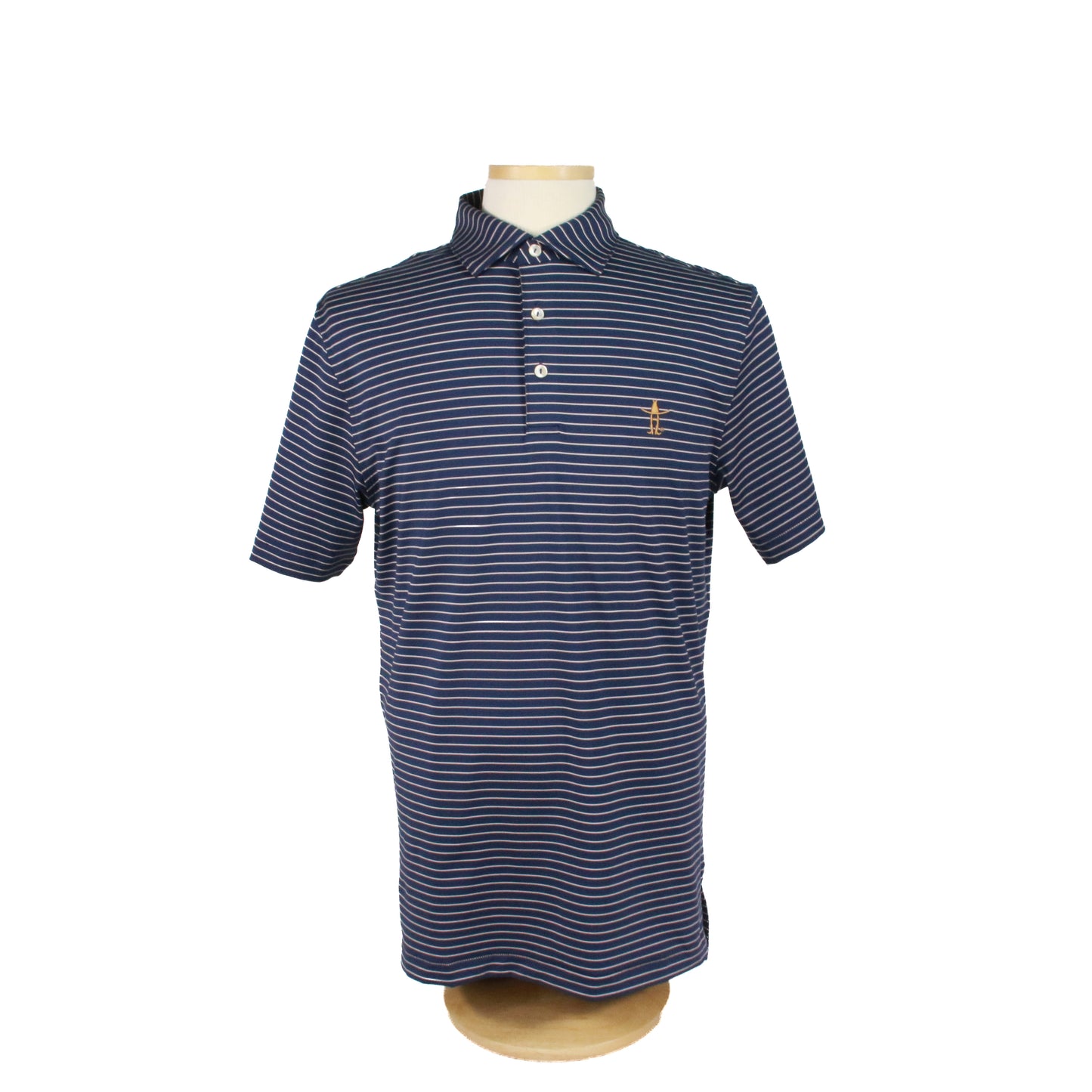 Peter Millar Oaks Polo - Tan Stripe