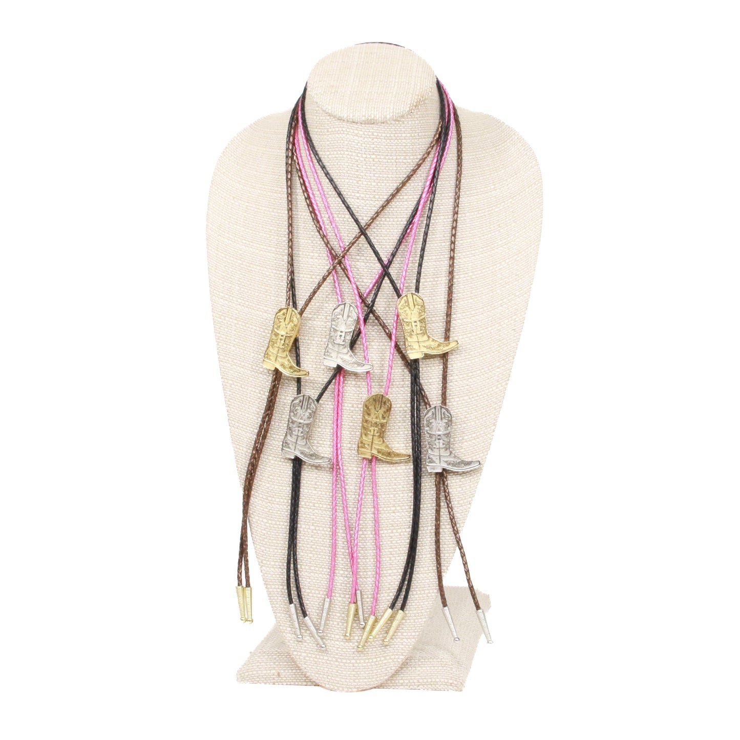 November Maker Silver Boot Bolo