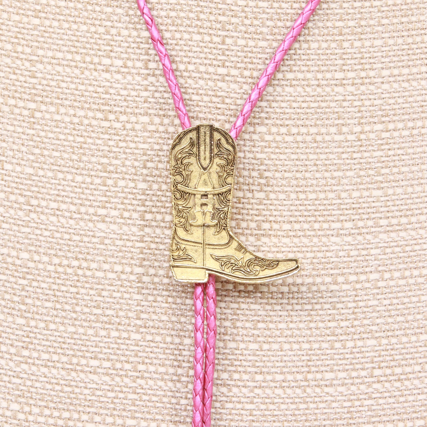 November Maker Gold Boot Bolo