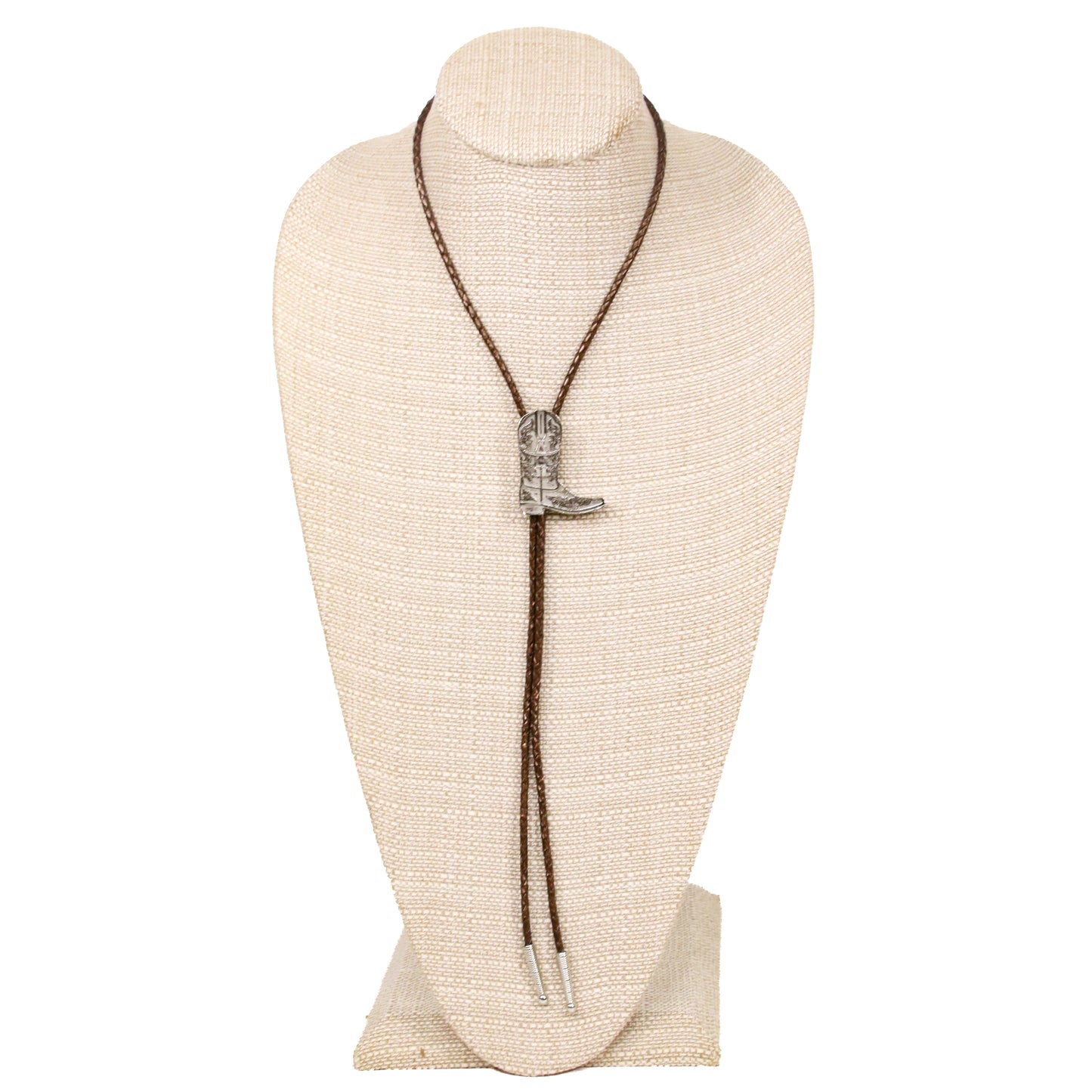 November Maker Silver Boot Bolo