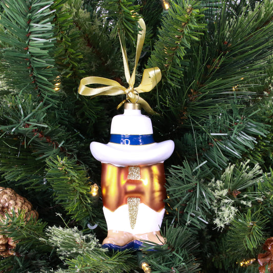 Texan Christmas Howdy Ornament