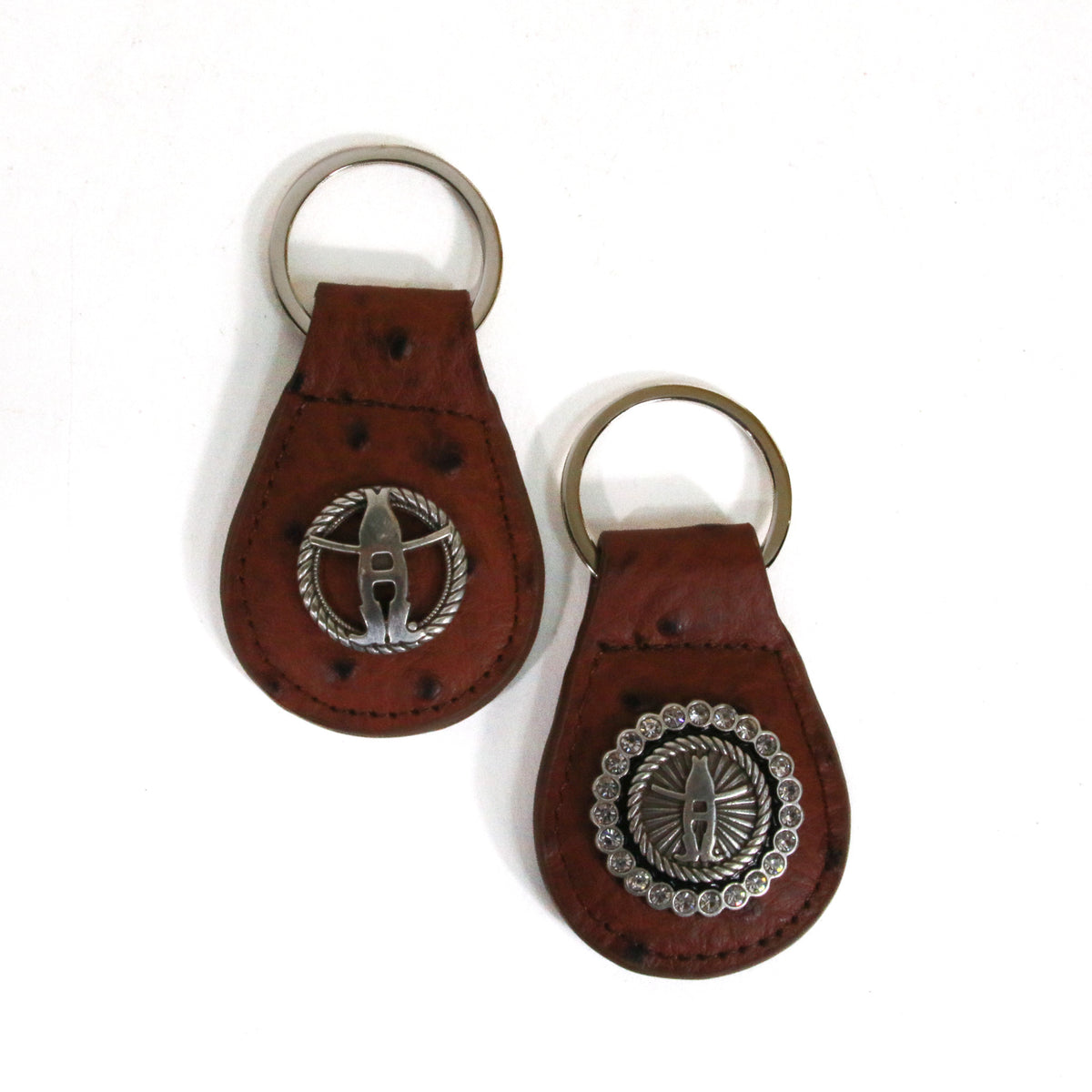 Leather Key Fob - Brown