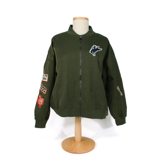Ladies Utility Jacket - Army Green