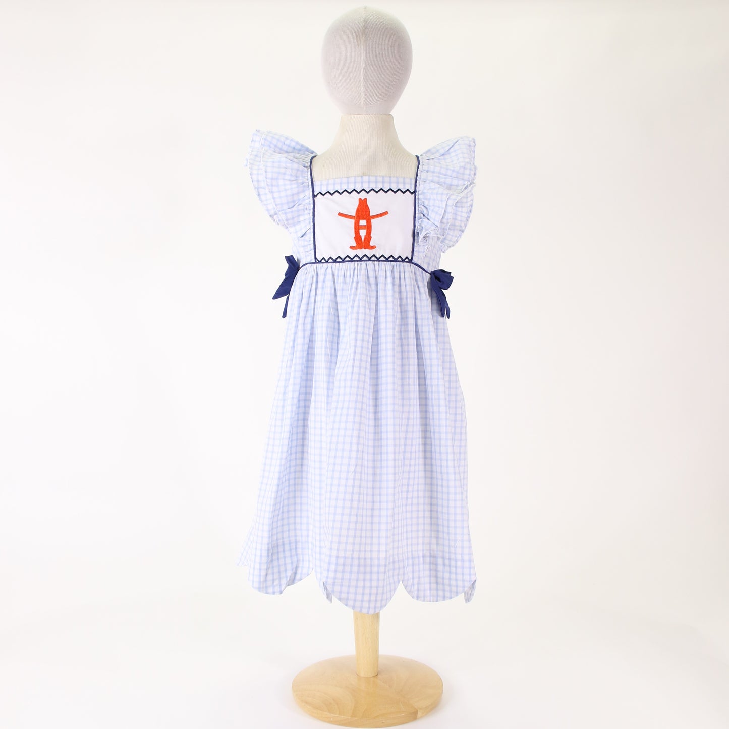 Blue Bow Howdy Dress