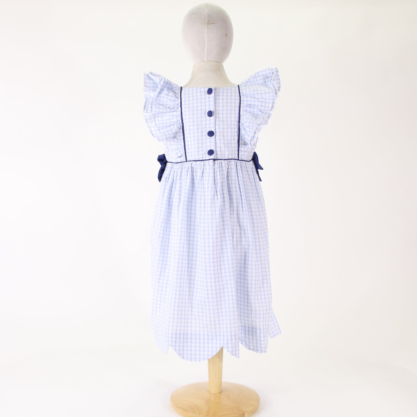 Blue Bow Howdy Dress