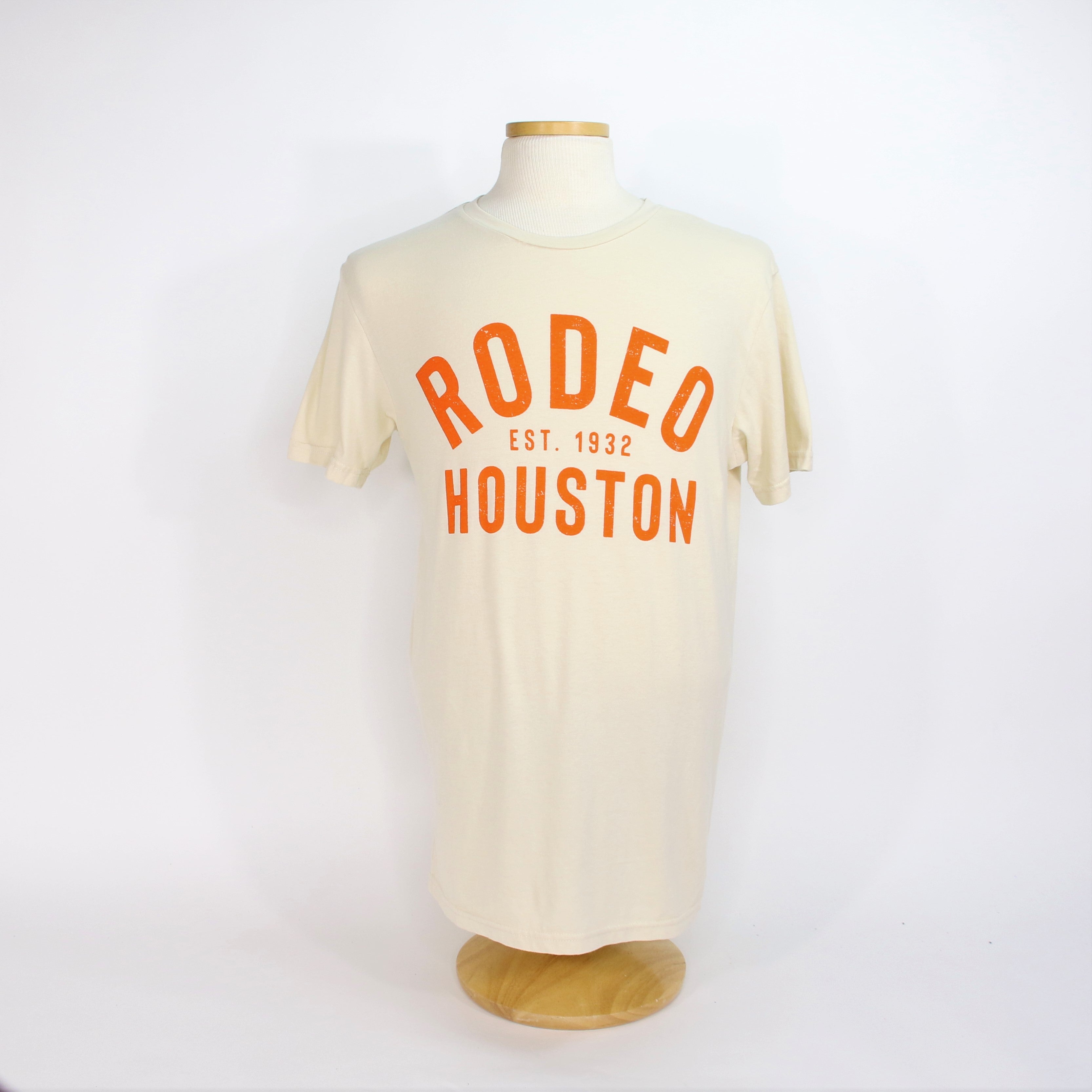Collegiate Rodeo Merch RH Basic Tee - Natural – Houston Livestock Show and Rodeo™