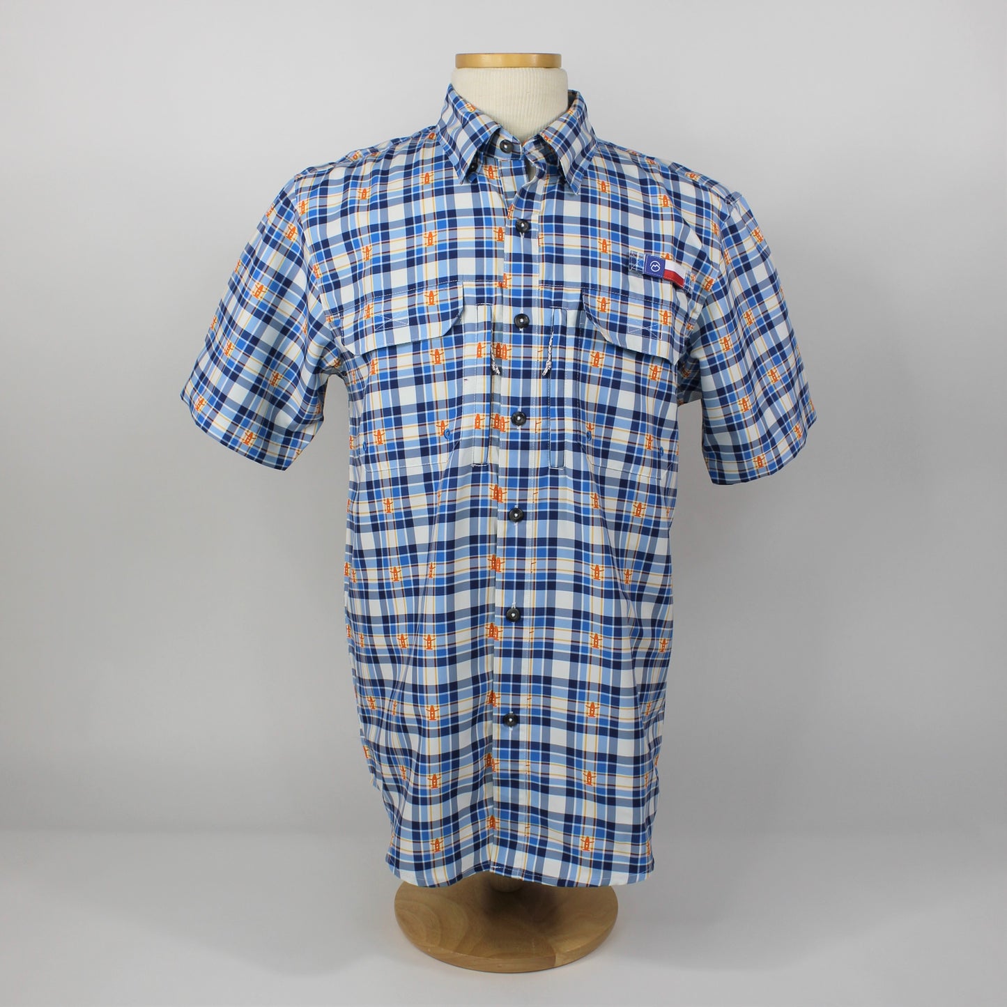 Magellan Plaid Fishing Shirt - Navy