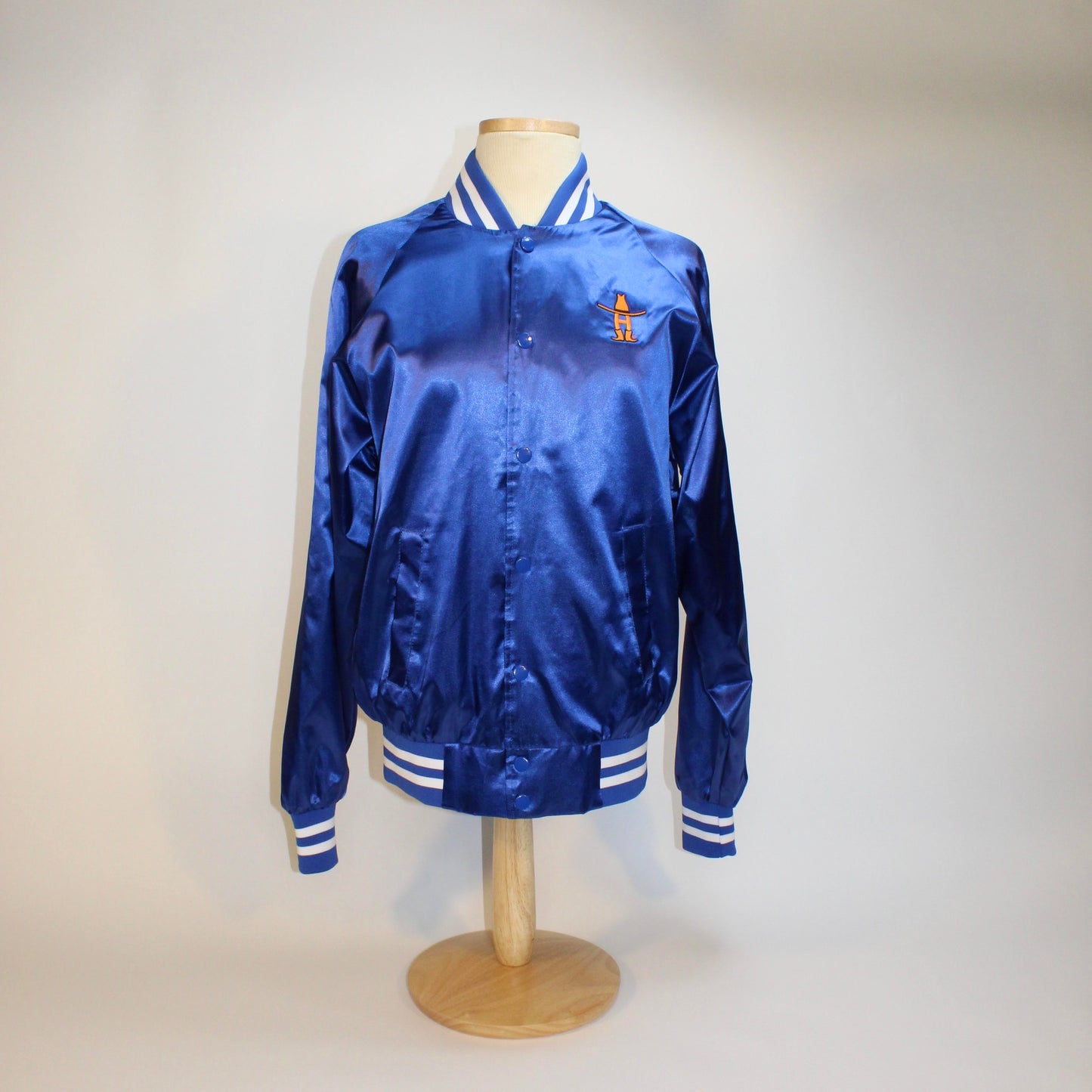 HLSR Vintage Satin Track Jacket - Blue