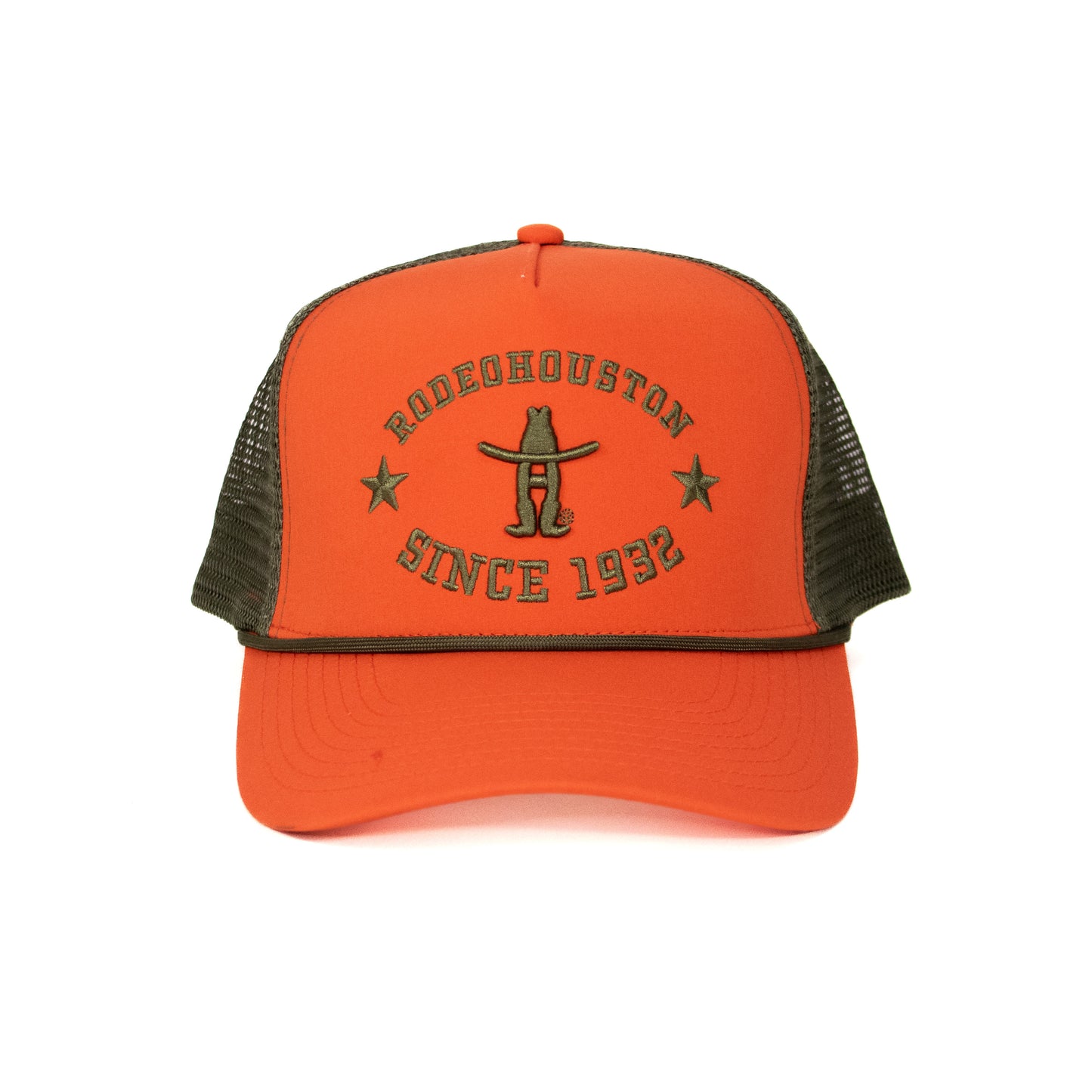 Lets Rodeo Meshback Cap - Blaze/Olive