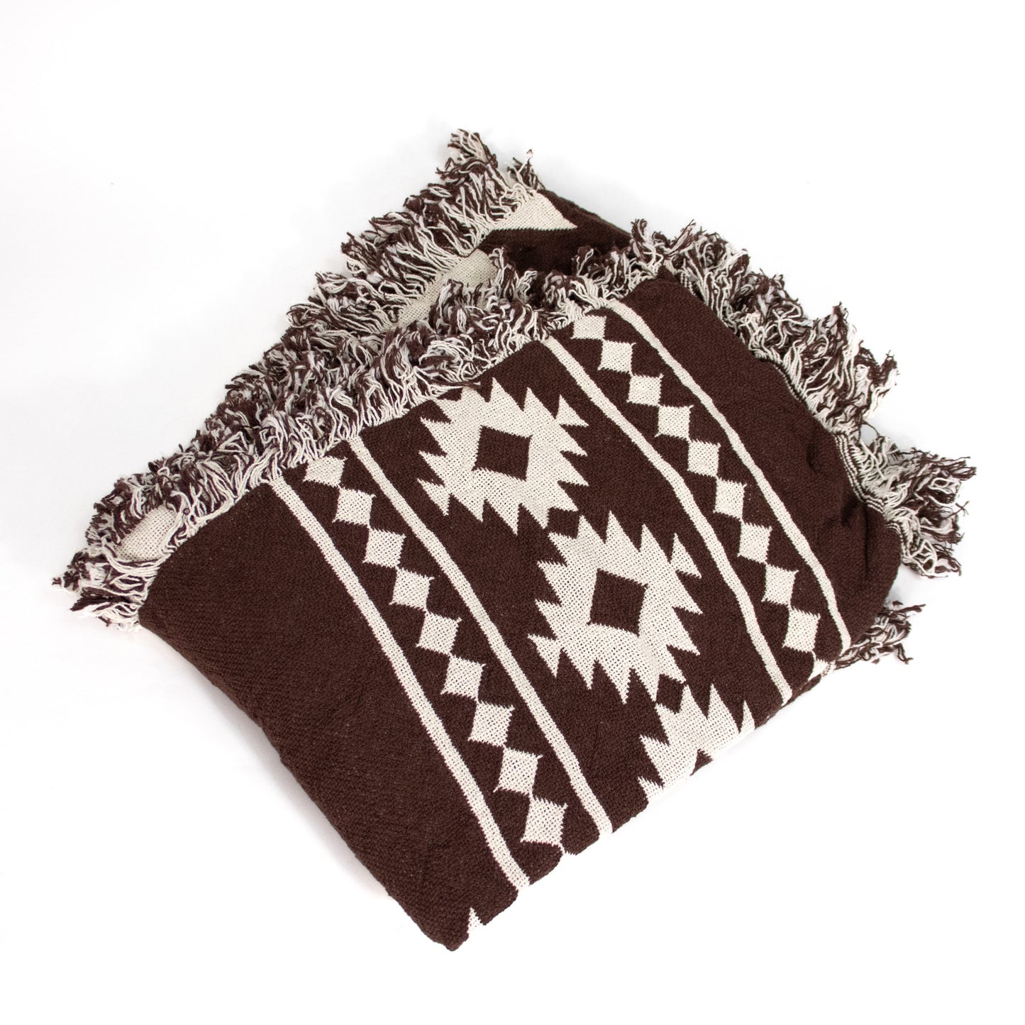 Bow-H Aztec Print Cotton Blanket