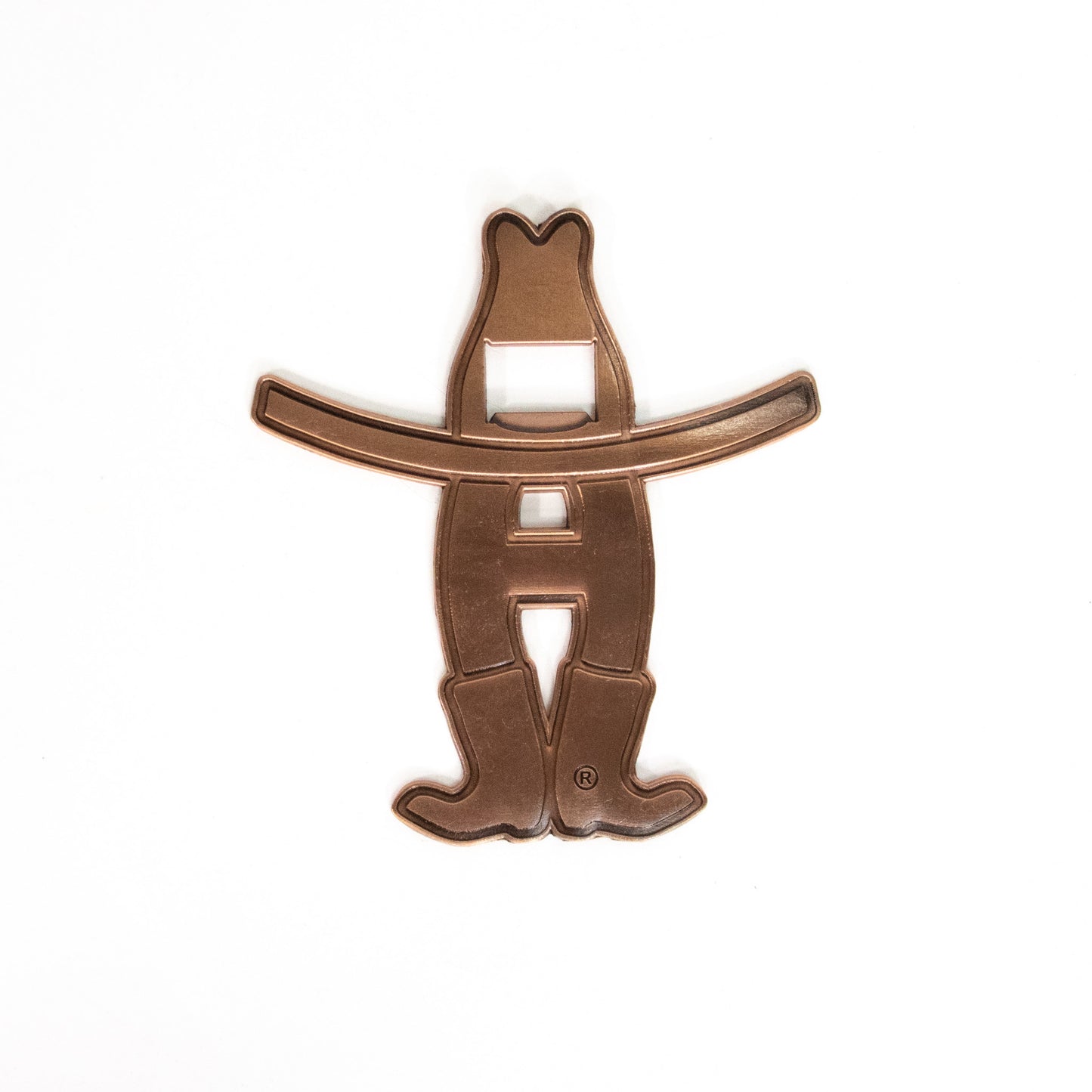 Bow-H Copper Bottle Opener