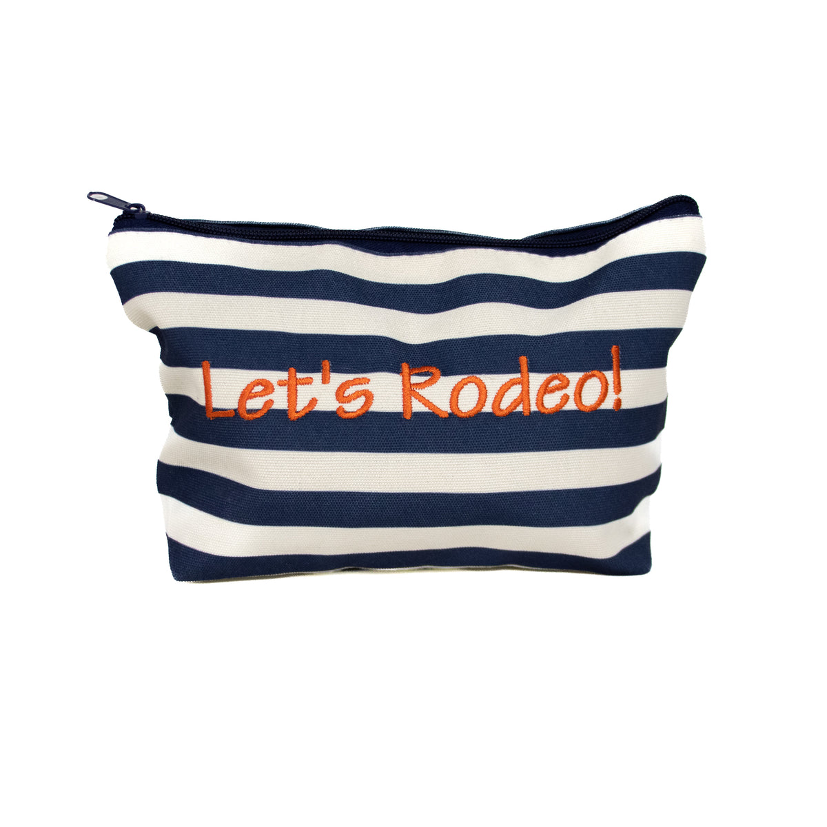 Lets Rodeo Cosmetic Pouch - Stripe