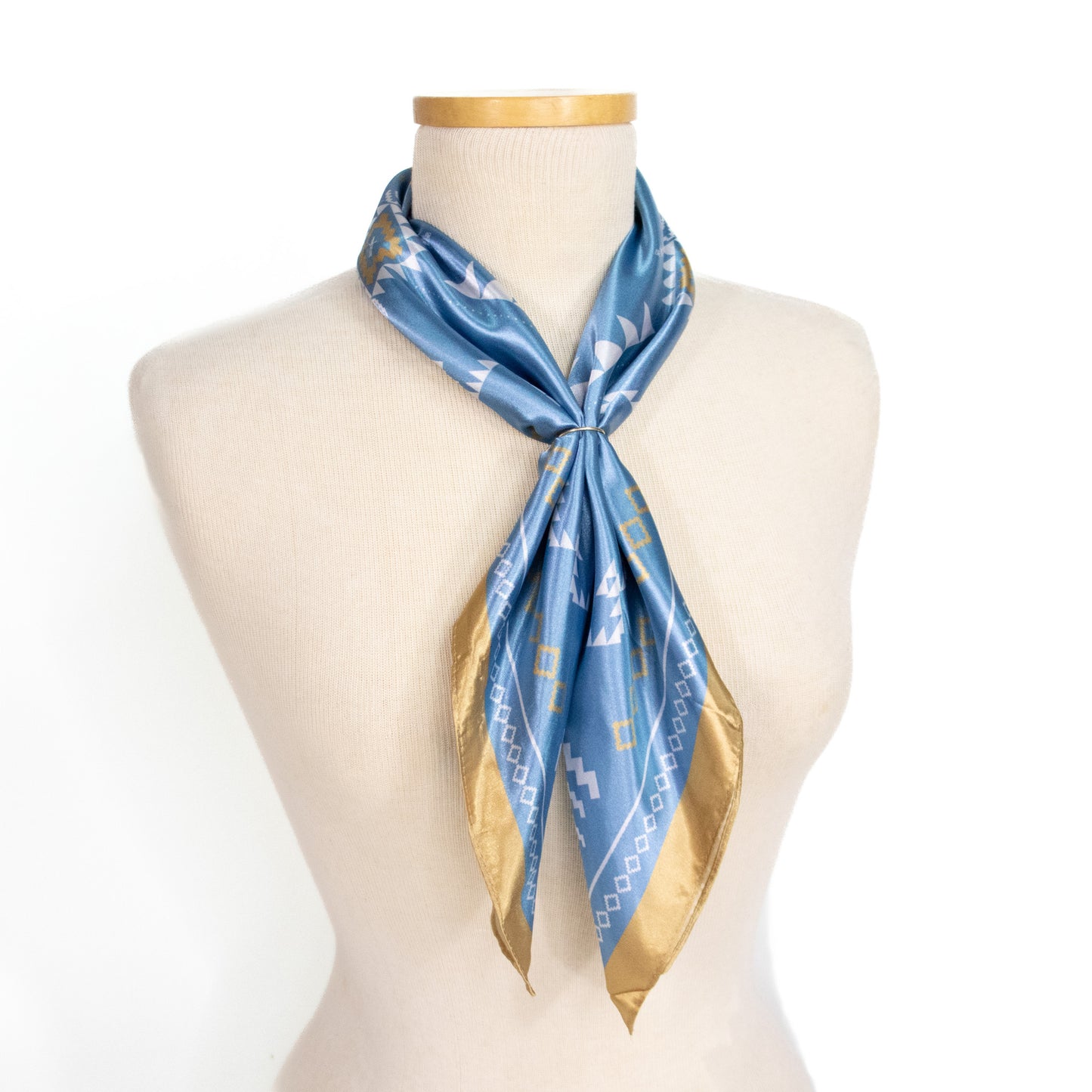 HLSR Blue Aztec Scarf