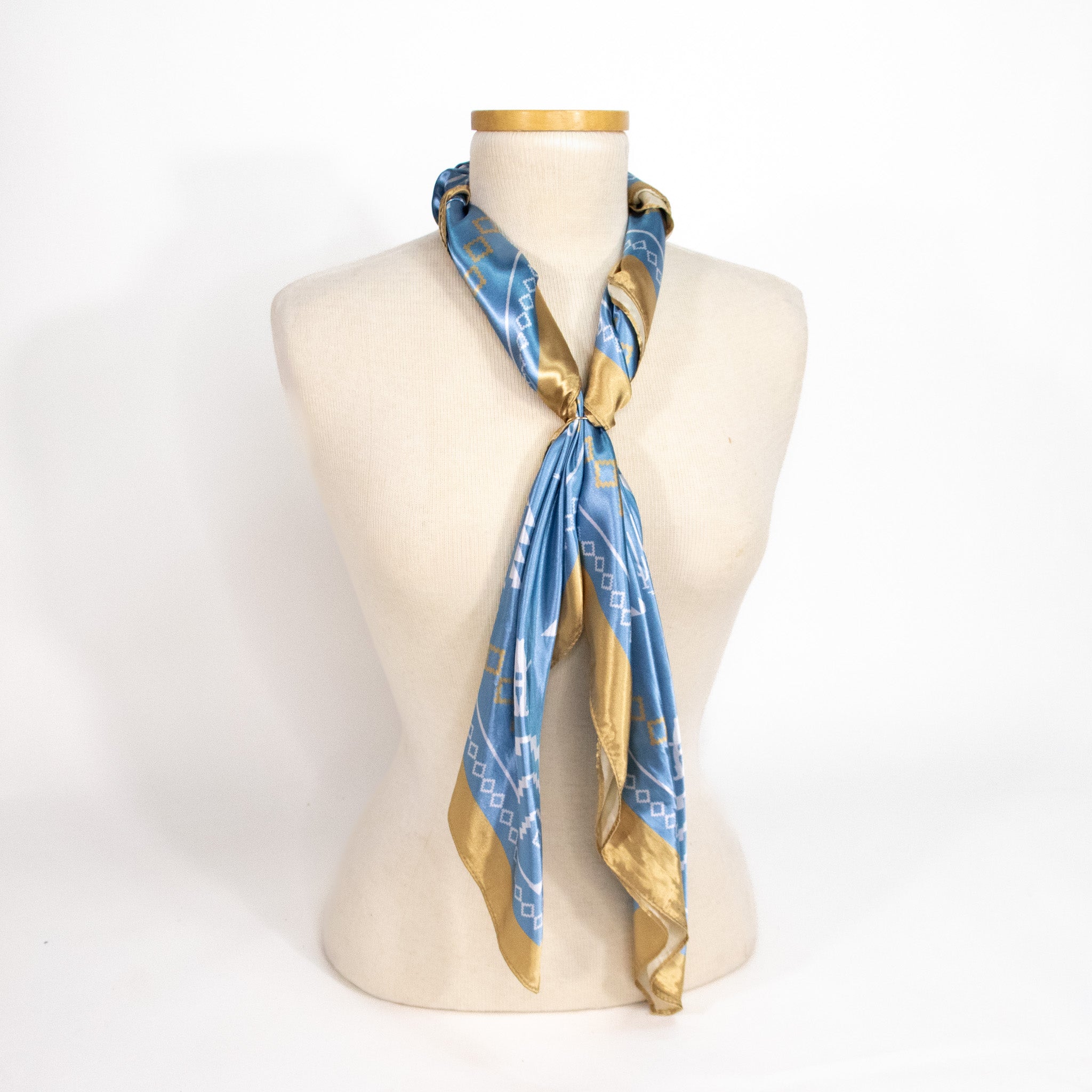 HLSR Blue Aztec Scarf – Houston Livestock Show and Rodeo™