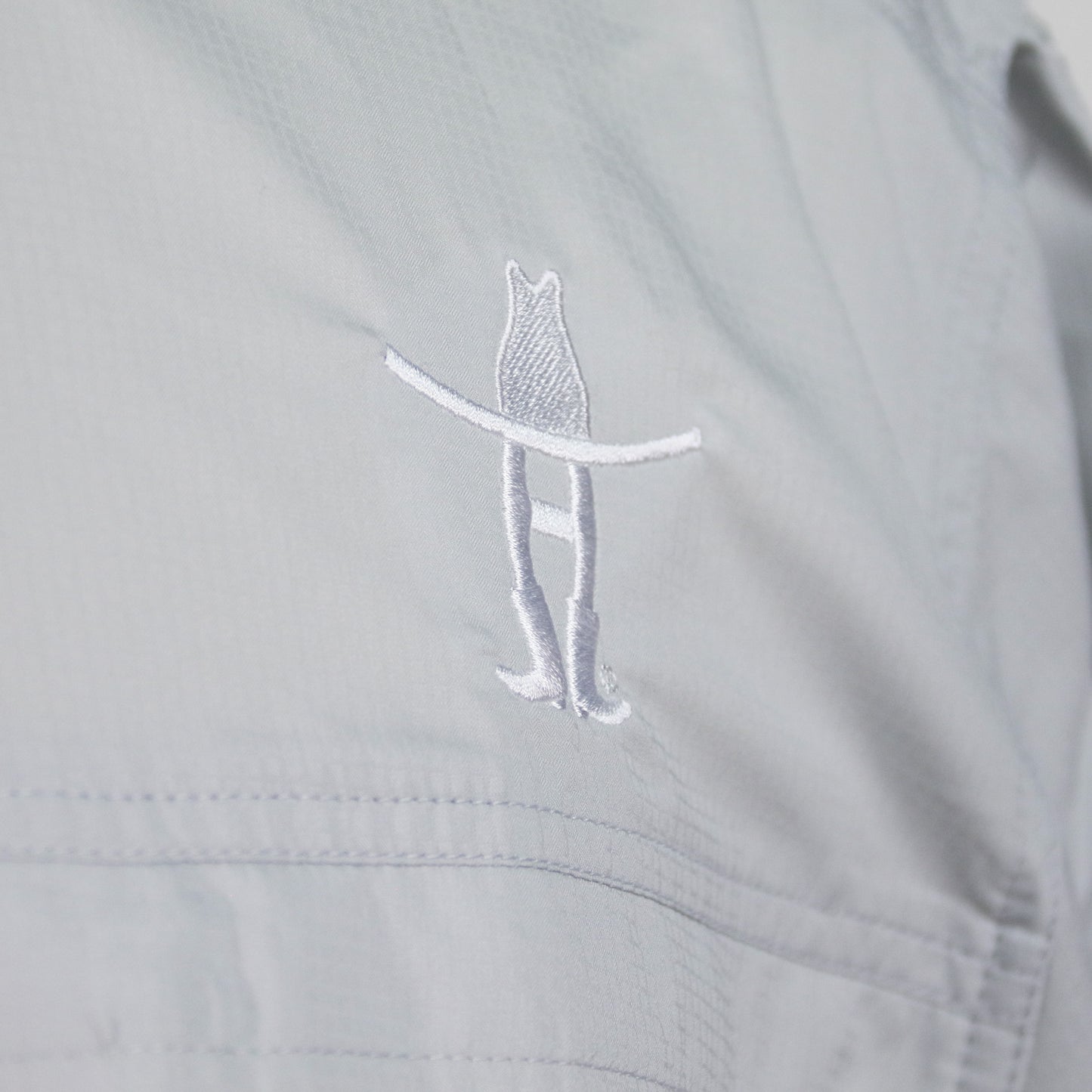 Mens Bow-H Fishing Shirt - Grey