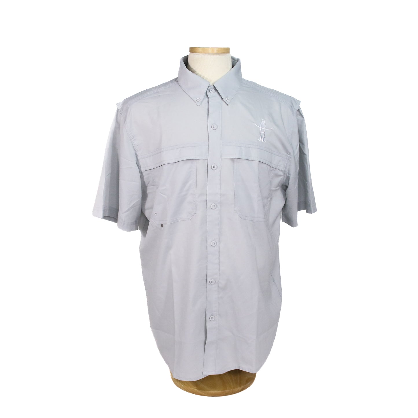 Mens Bow-H Fishing Shirt - Grey