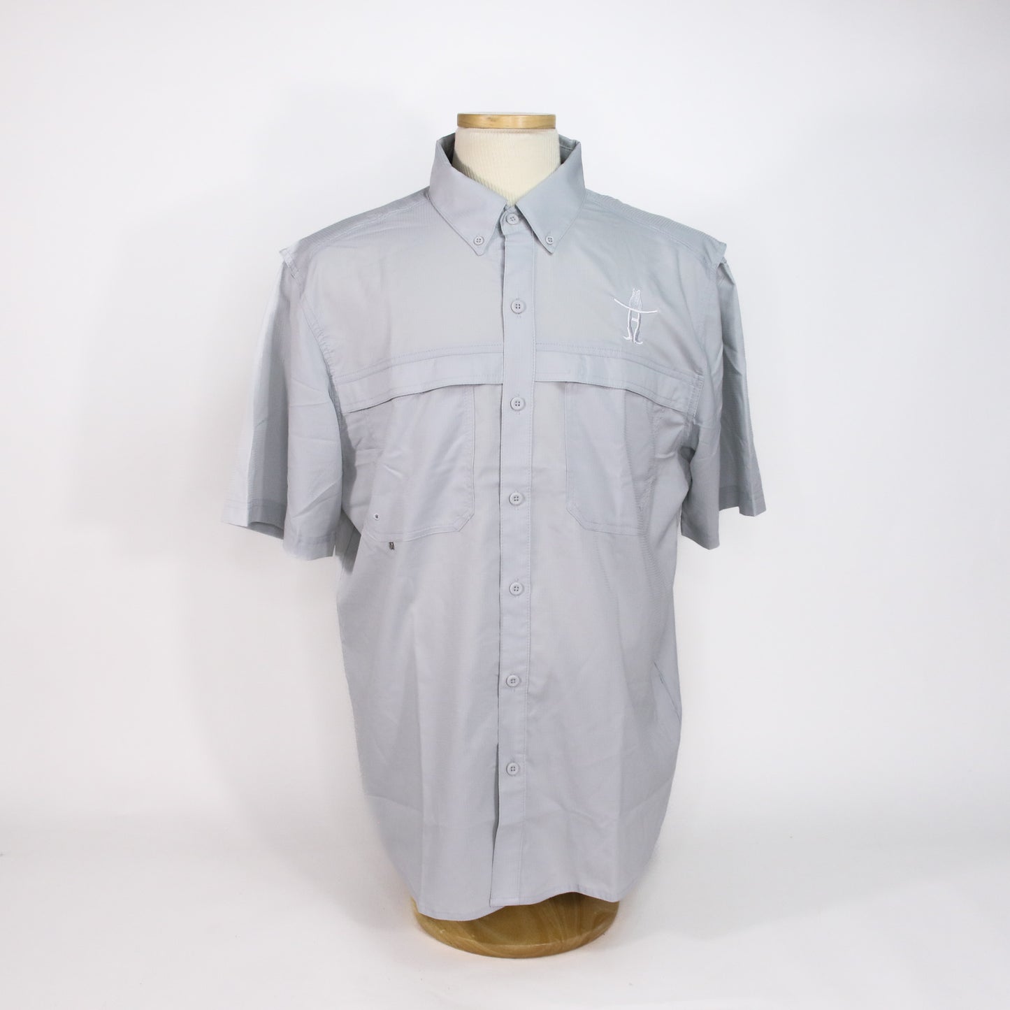 Mens Bow-H Fishing Shirt - Grey
