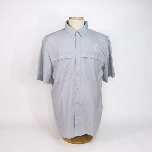 Mens Bow-H Fishing Shirt - Grey