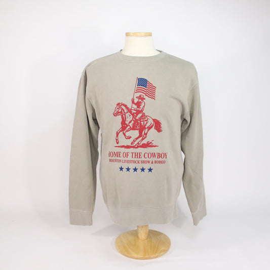 Home of the Cowboy Sweatshirt - Grey