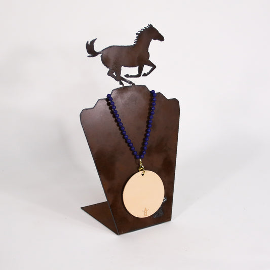 Beaded Lanyard Badgeholder