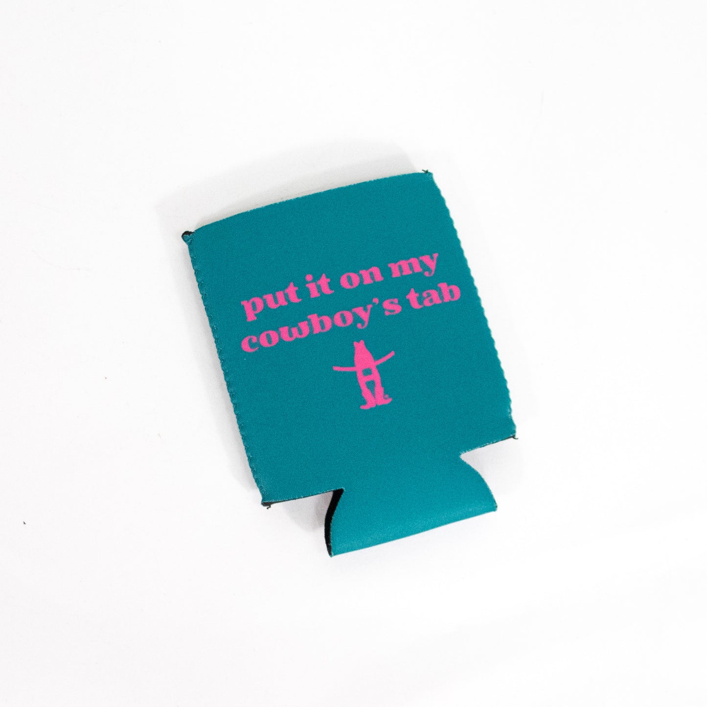 Cowboys Tab Koozie - Teal