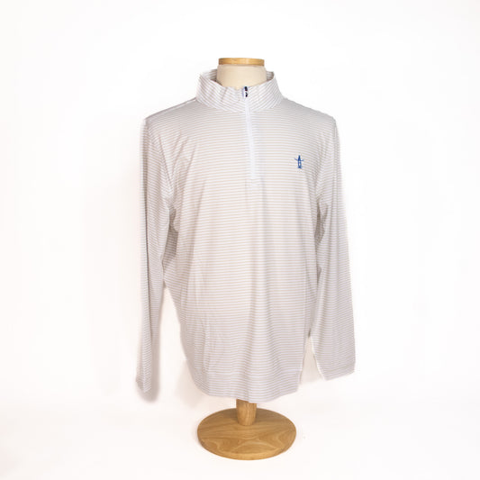 Mens Striped Pullover - Icon Placket