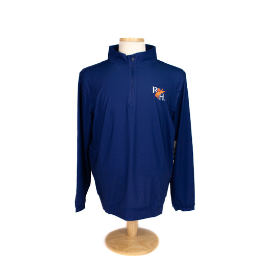 1/4 Zip RH Bronc Performance Pullover - Navy