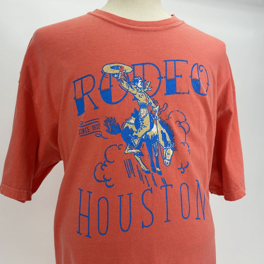 RH Bucking Horse Tee - Coral